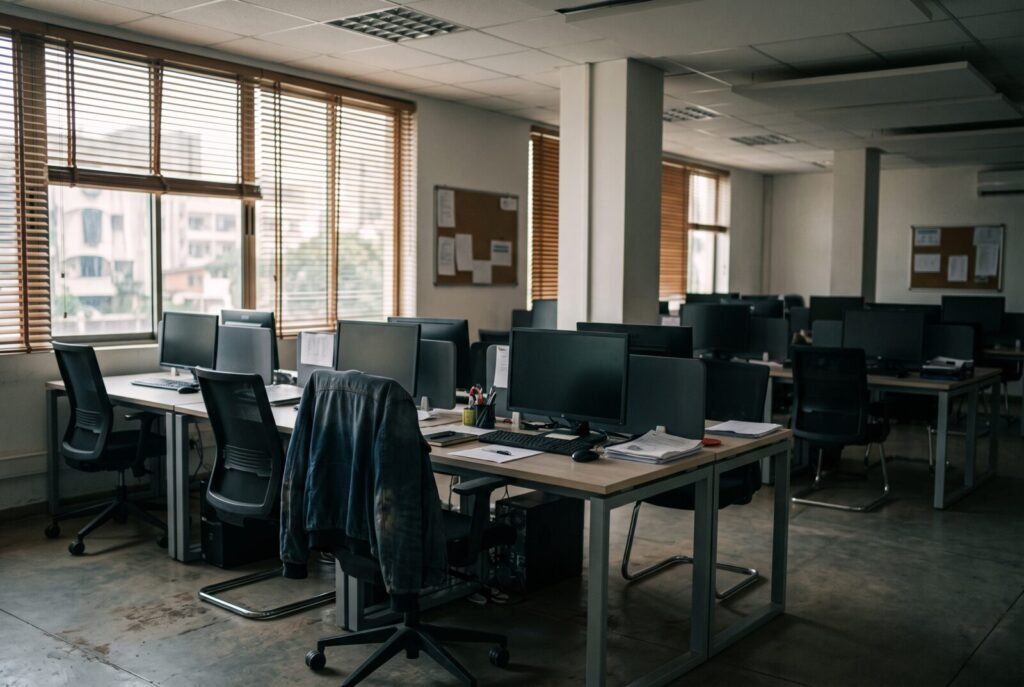 Bureau d'une entreprise partenaire engagée pour l'inclusion
